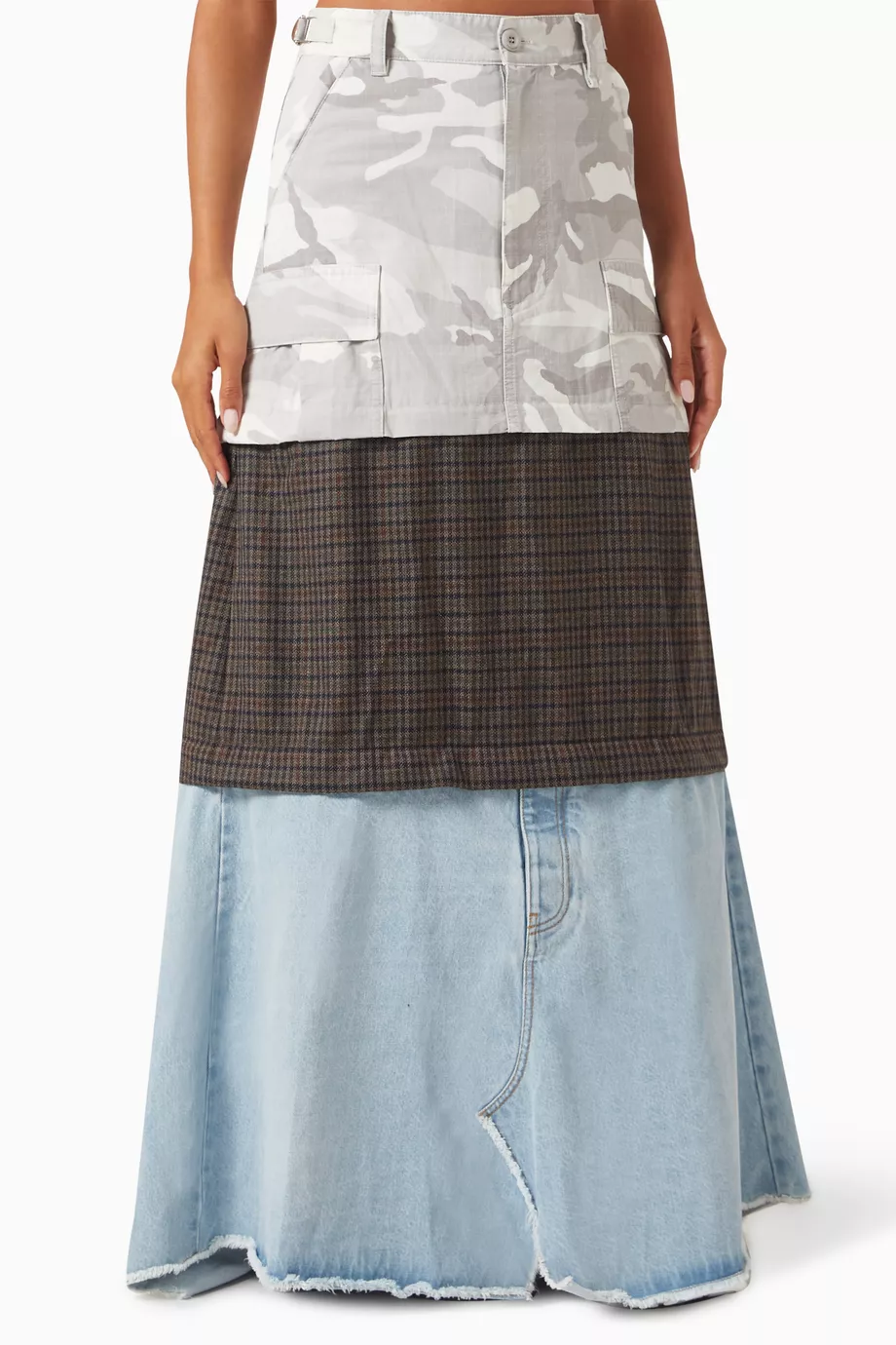 スカート BALENCIAGA Women Skirts 834169TSVC91300 Grey BALF-WQ78_V1.jpg