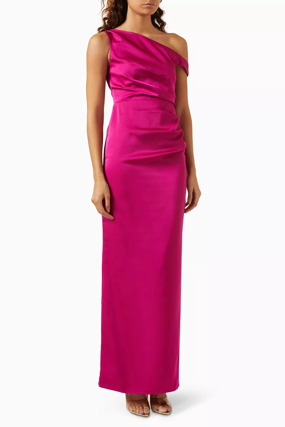 elle zeitoune pink dress Elle Zeitoune - Anne Midi Dress - Pink
