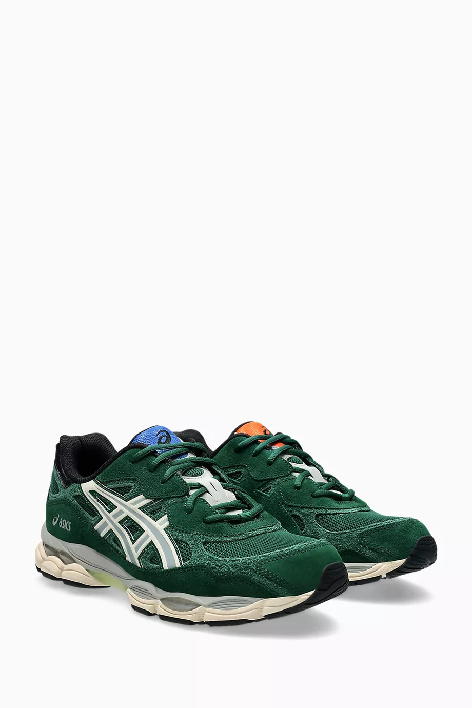 ballaholic×asics Mesh sible L size Buy Asics Green Ballaholic Gel-NYC Sneakers in Mesh For Men Online