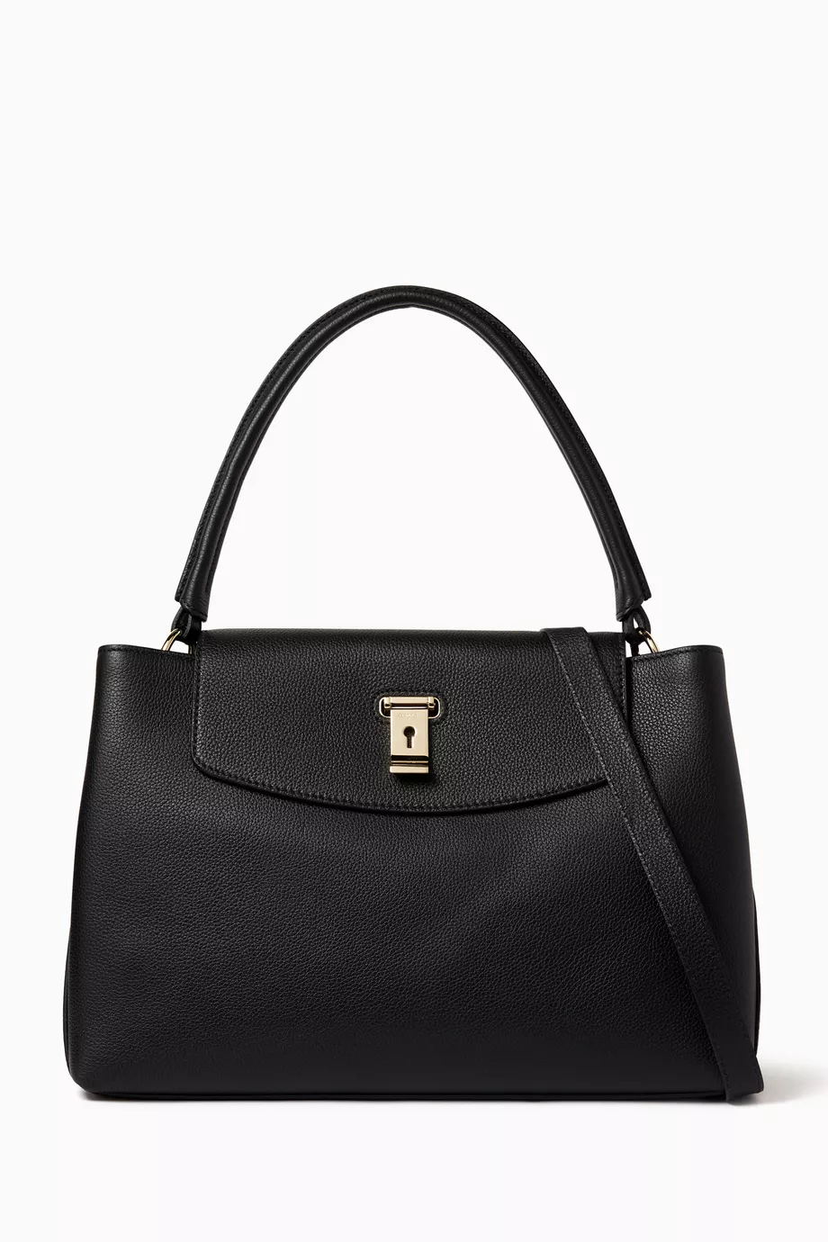 Buy Bally Black Layka Tote Bag in Leather For Women Online Ounass Oman