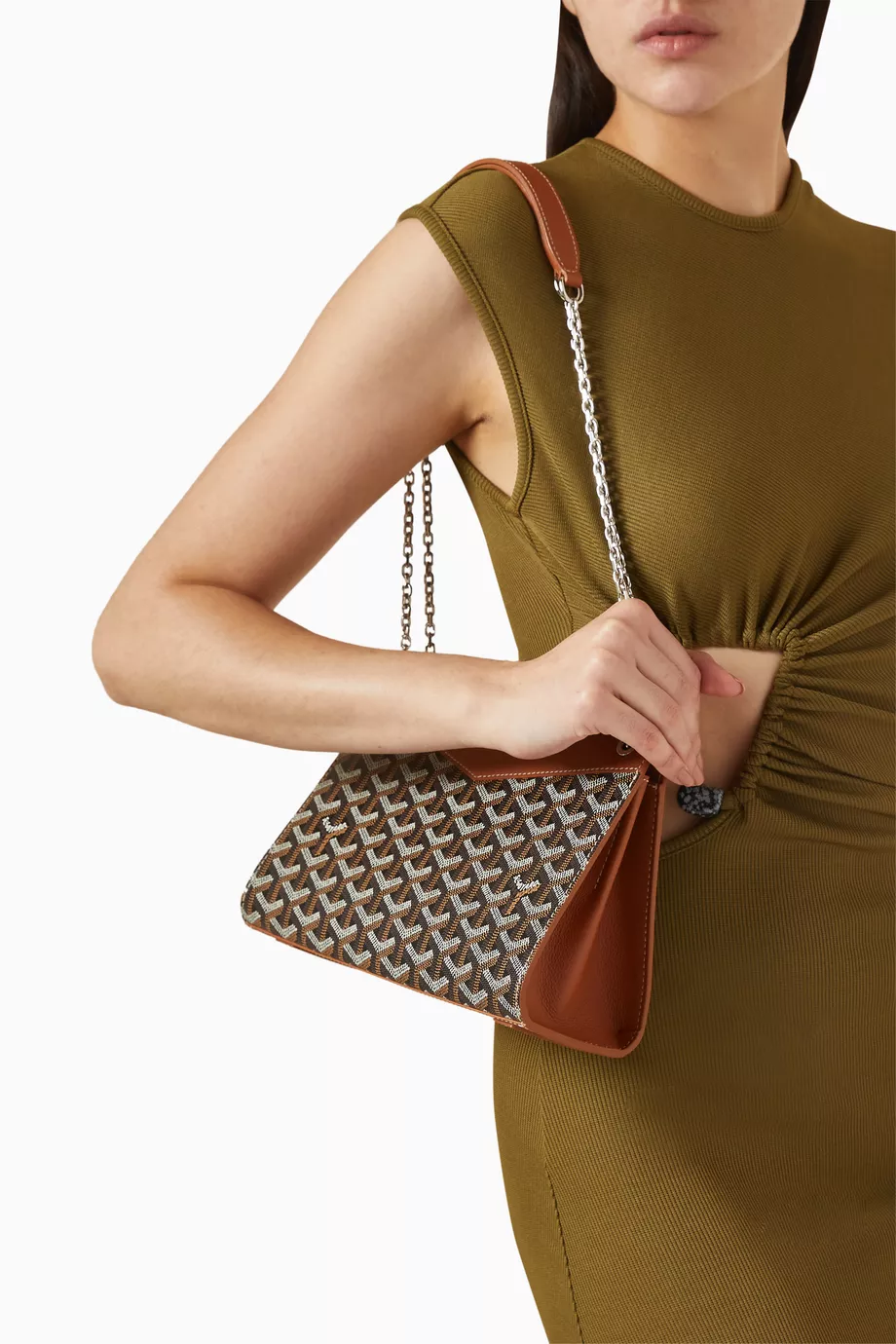 Goyard Bag Goyard Rouette Pm Price Buy Goyard Pre-Loved Brown