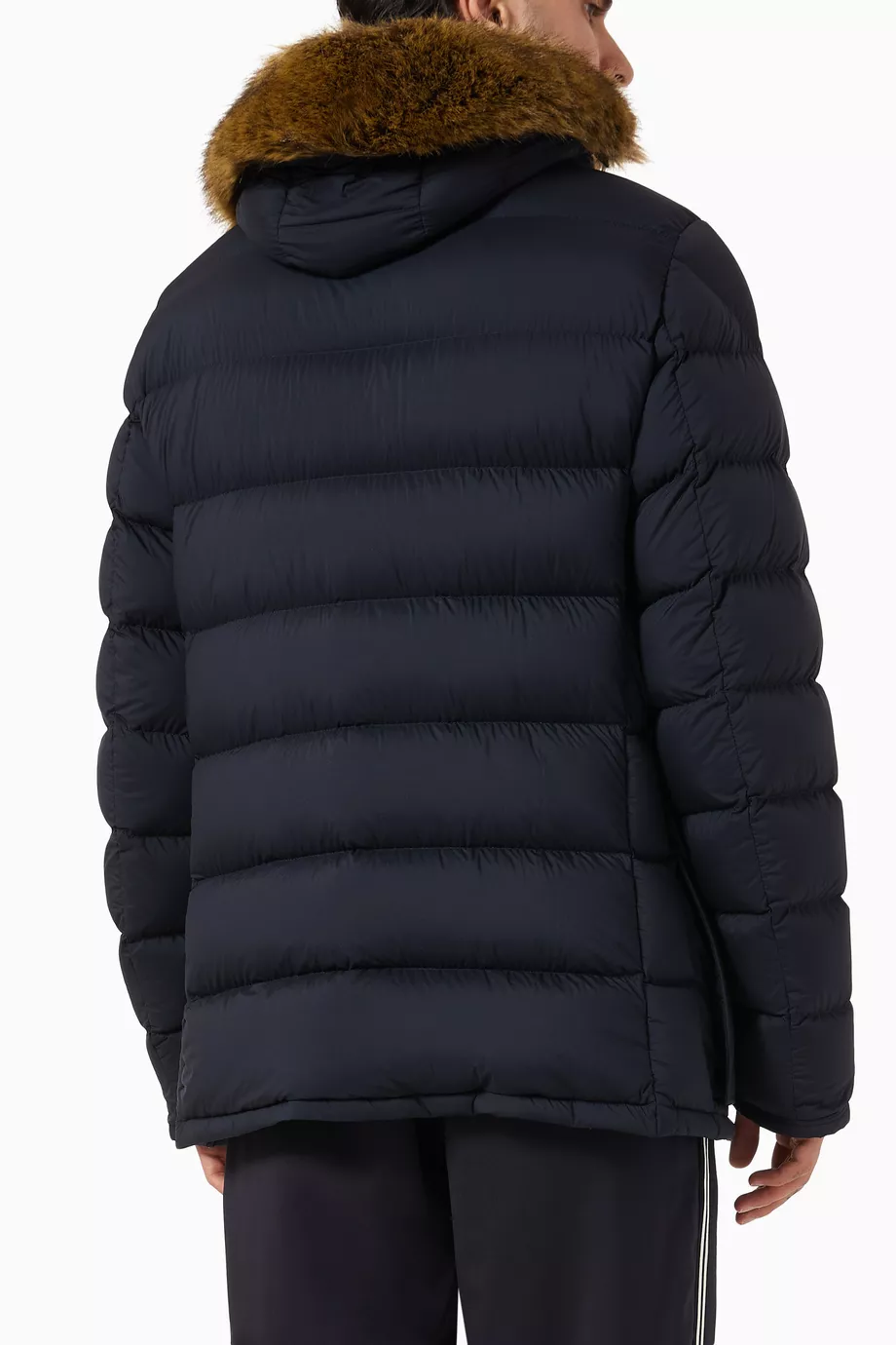 Buy Moncler Blue Clunye Down Parka Jacket in Nylon For Men Online Ounass Oman