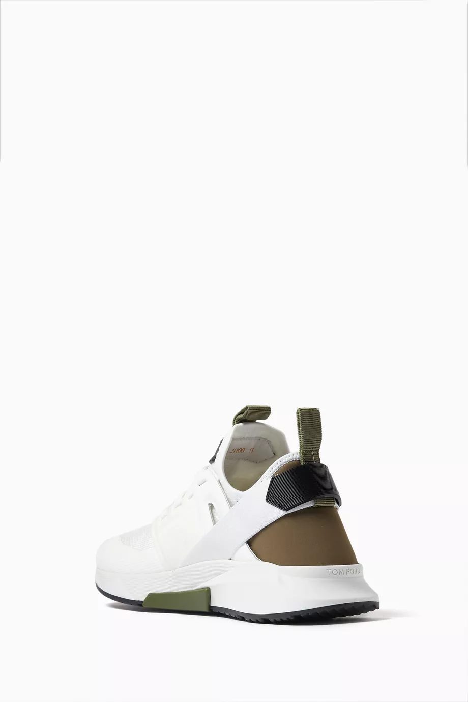 Buy TOM FORD White Jago Low-top Sneakers in Knit For Men