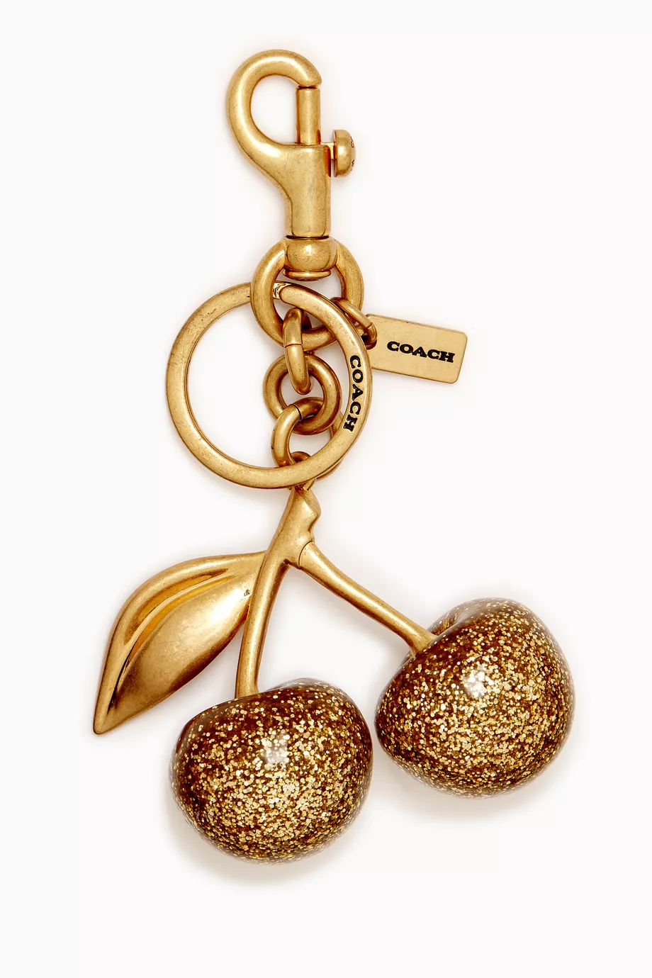 Buy Coach Gold Cherry Bag Charm in Resin For Women Online | Ounass