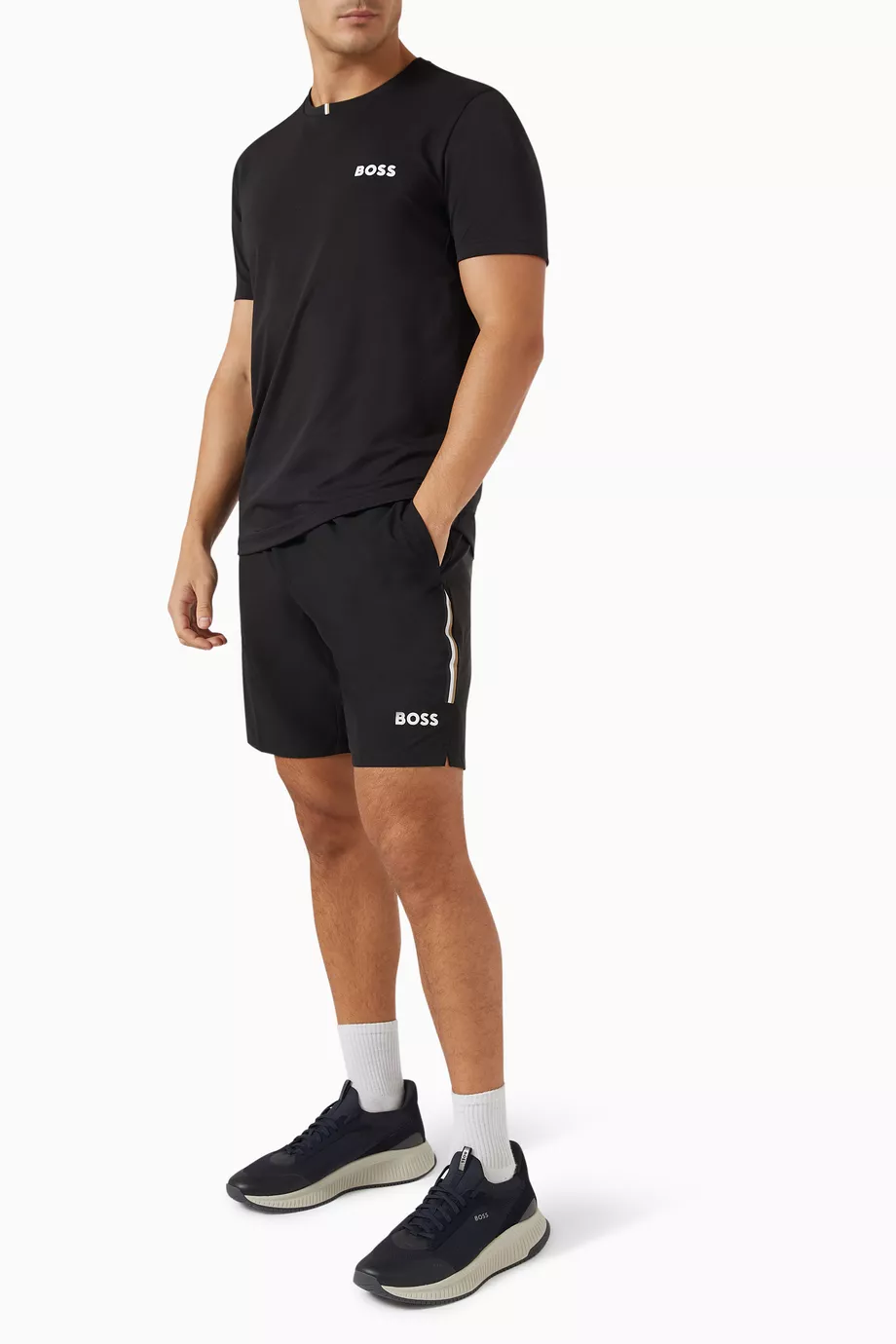 Buy BOSS Black x Matteo Berrettini Tennis Shorts For Men Online