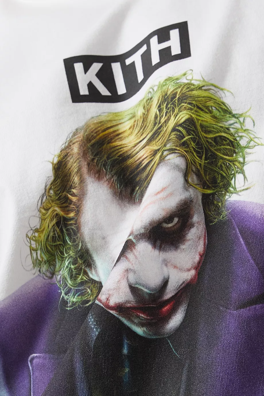 Buy Kith White x Batman Joker Vintage T-shirt in Cotton For Men