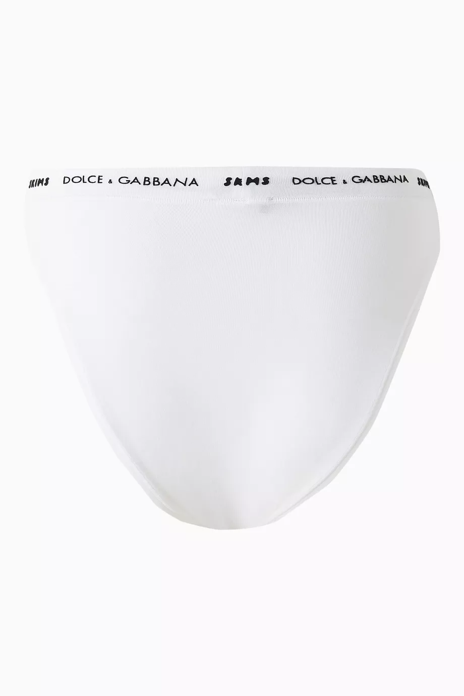 Buy SKIMS Neutral Dolce&Gabbana x SKIMS Cotton Jersey Tanga For