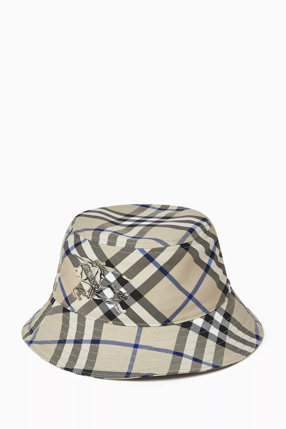 ハット Burberry 'Equestrian Knight Design' bucket hat 0400022139642_MIDNIGHTCHECK?