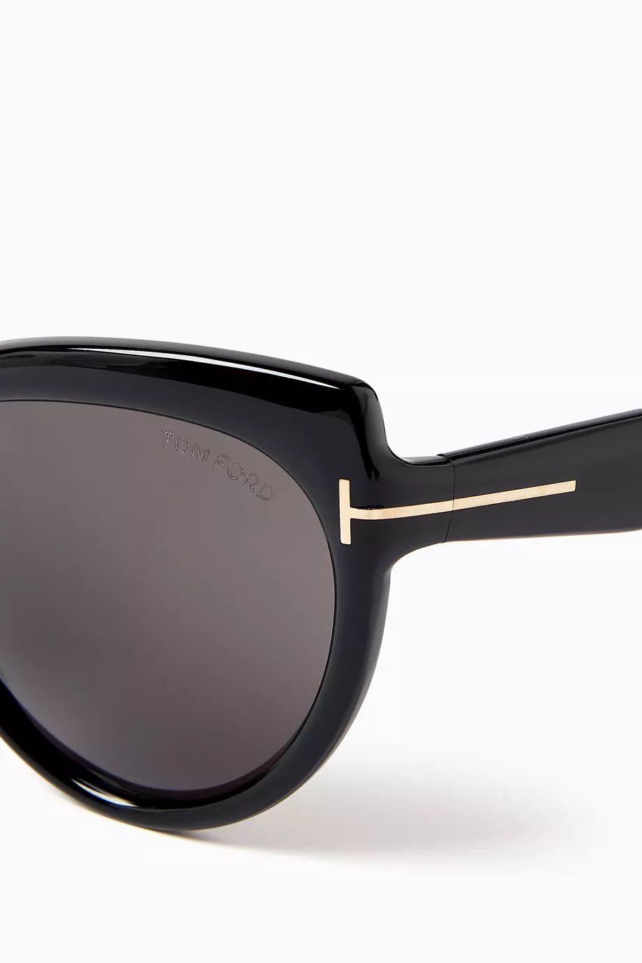 Buy Tom Ford Black Beatrice Sunglasses in Metal For Women  display picture 1
