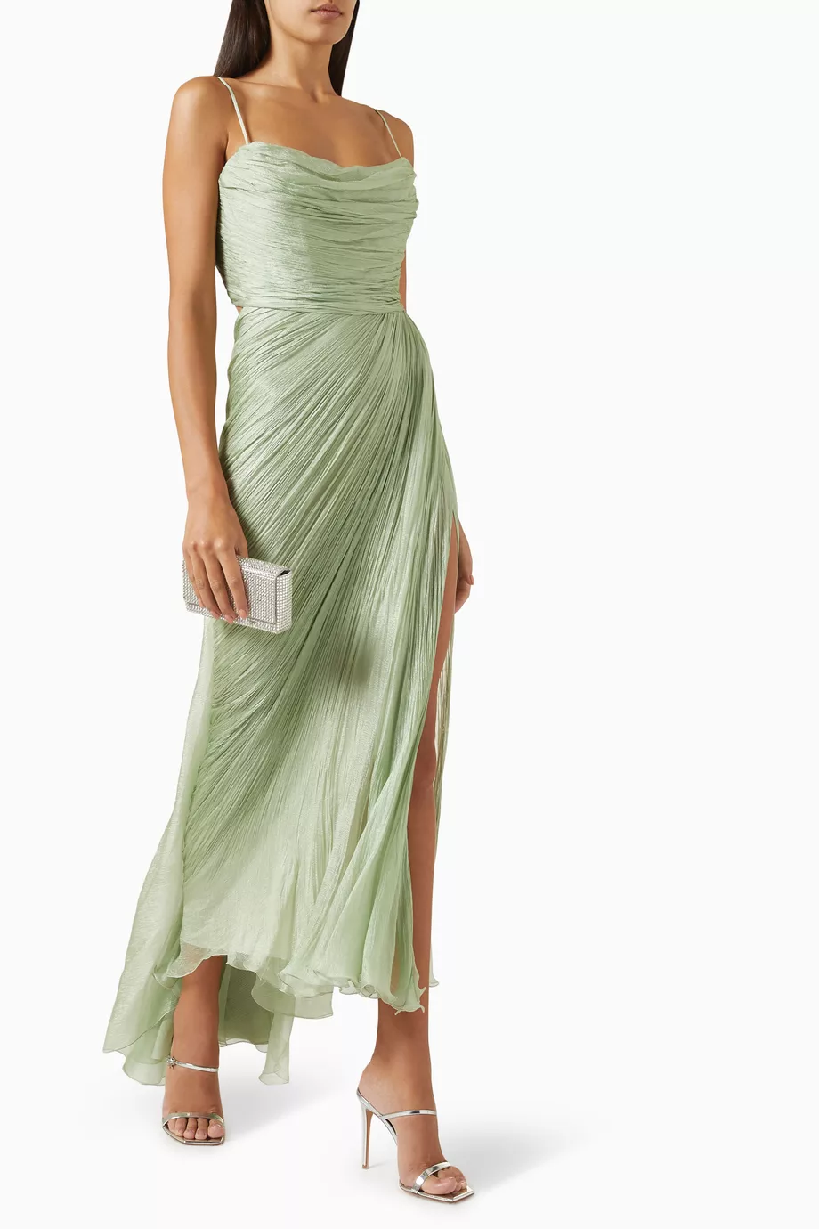 regina midi dress maria lucia hohan Buy Maria Lucia Hohan Blue Regina Open-back Midi Dress in Silk For Women  Online