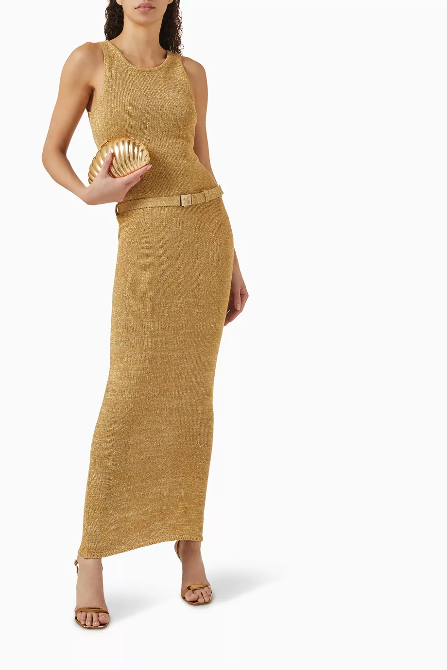 asta resort gold dress Asta Resort Natalia Dress Black Sequin main image 0