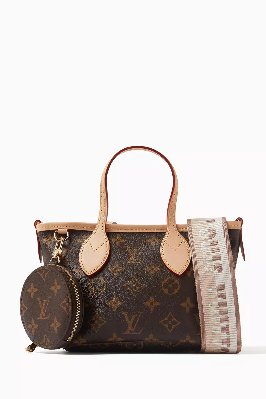 Buy Louis Vuitton Pre-Loved Brown Unused Nano Neverfull Tote Bag
