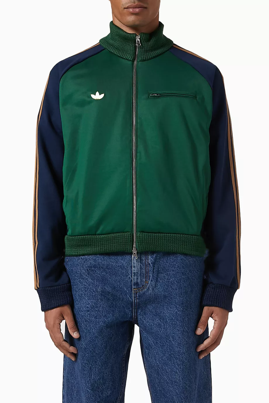 Buy adidas Multicolour x Brain Dead Track Jacket in Cotton Blend