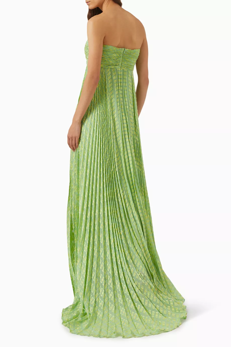 olive green dress for wedding guest Alexis main image 0