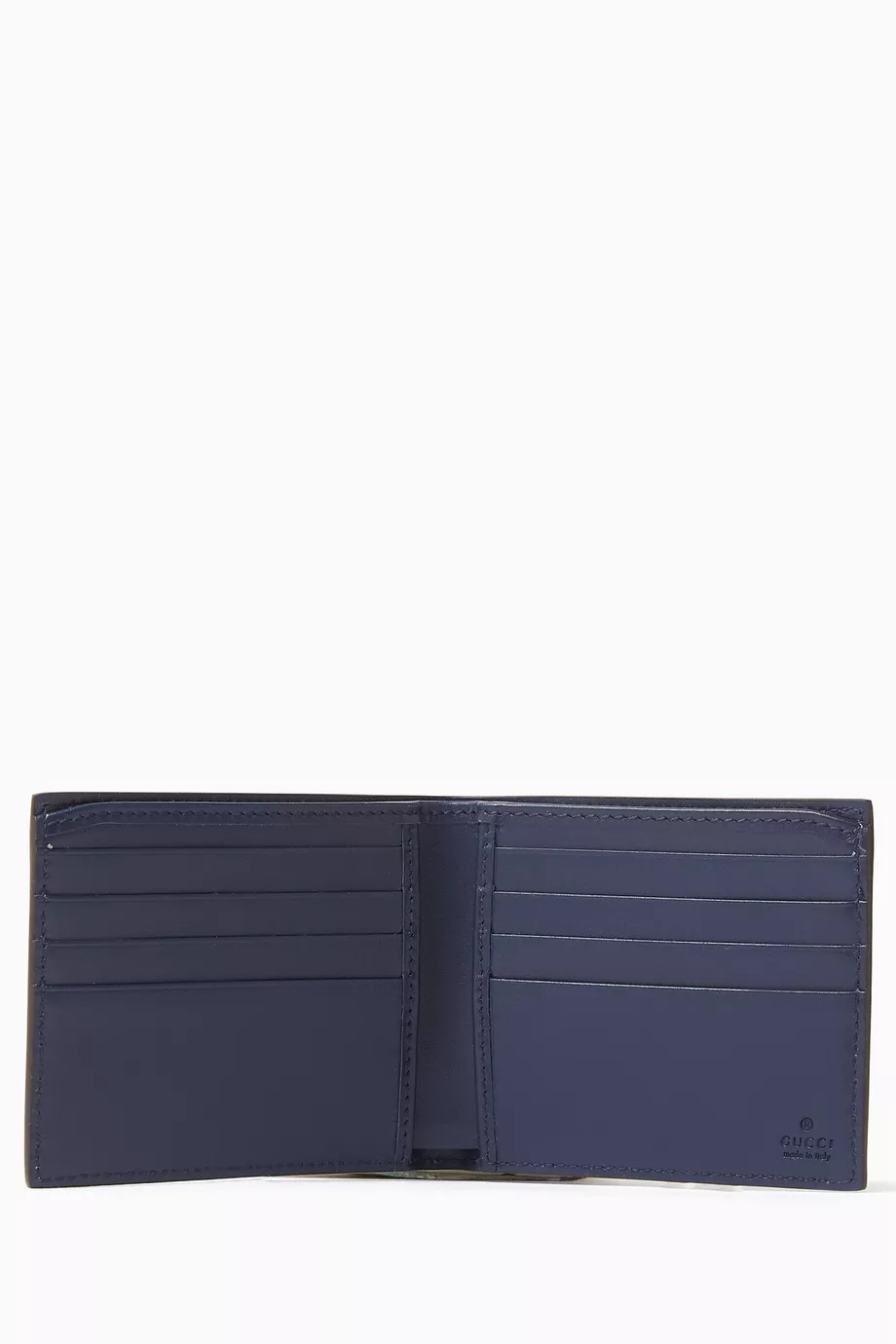 Buy Gucci Blue Gucci Chroma Bifold Wallet in GG Canvas For Men