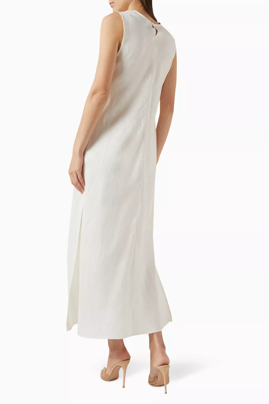 enza costa bias cut maxi dress Enza Costa Bias Cut Dress in White