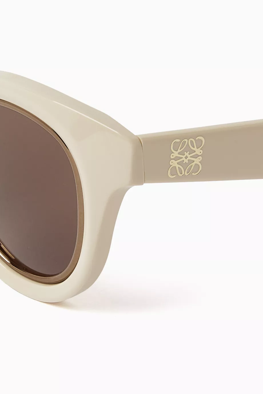 ルーヴさま専用✩.*˚‪‪☺︎‬ Buy LOEWE White Mini Anagram Butterfly Sunglasses in Acetate For