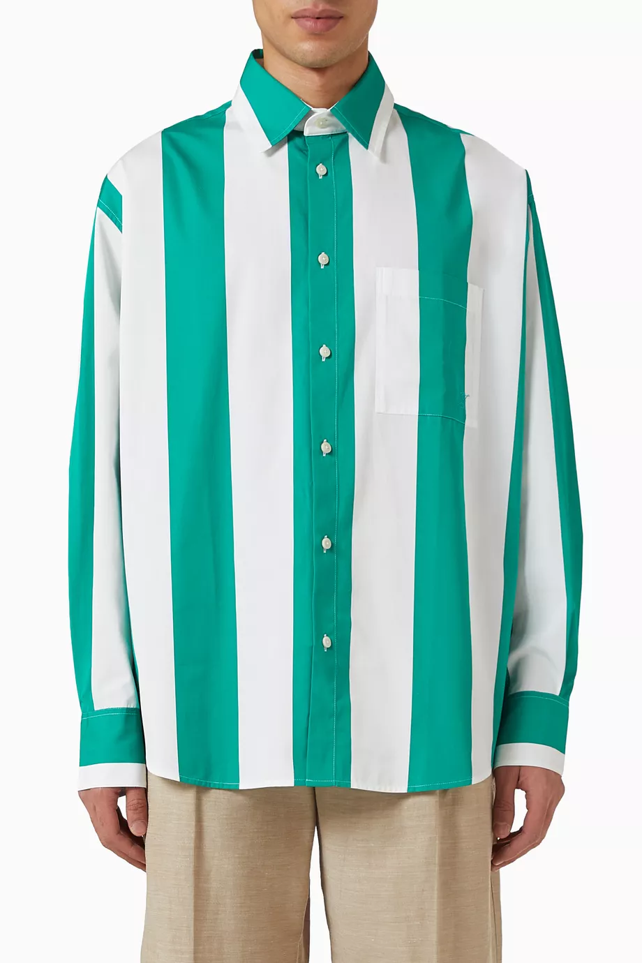 Buy Jacquemus Multicolour The Camargue Shirt in Cotton For Men