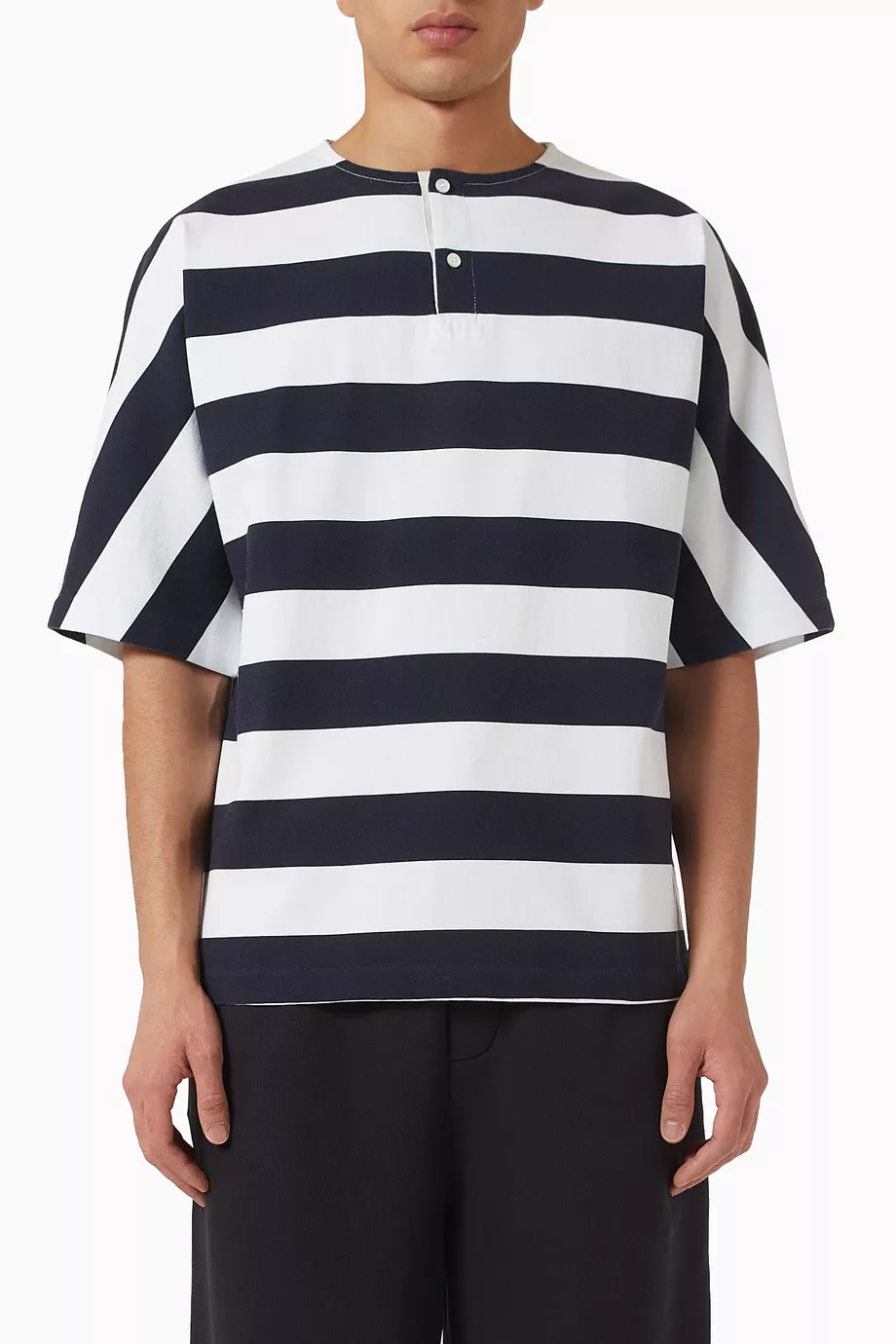 Buy Jacquemus Blue The Marinière T-shirt in Cotton For Men Online